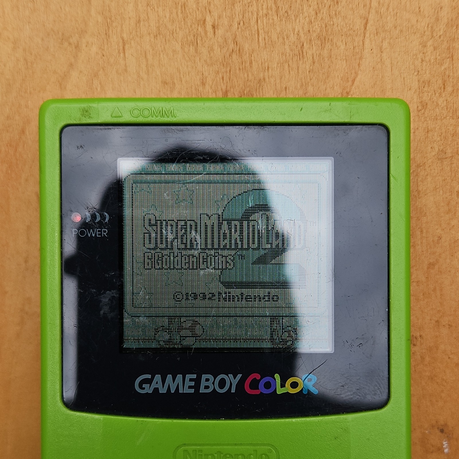 Nintendo Game Boy Color CGB-001 Green Handheld System with Headphone Jack 1998