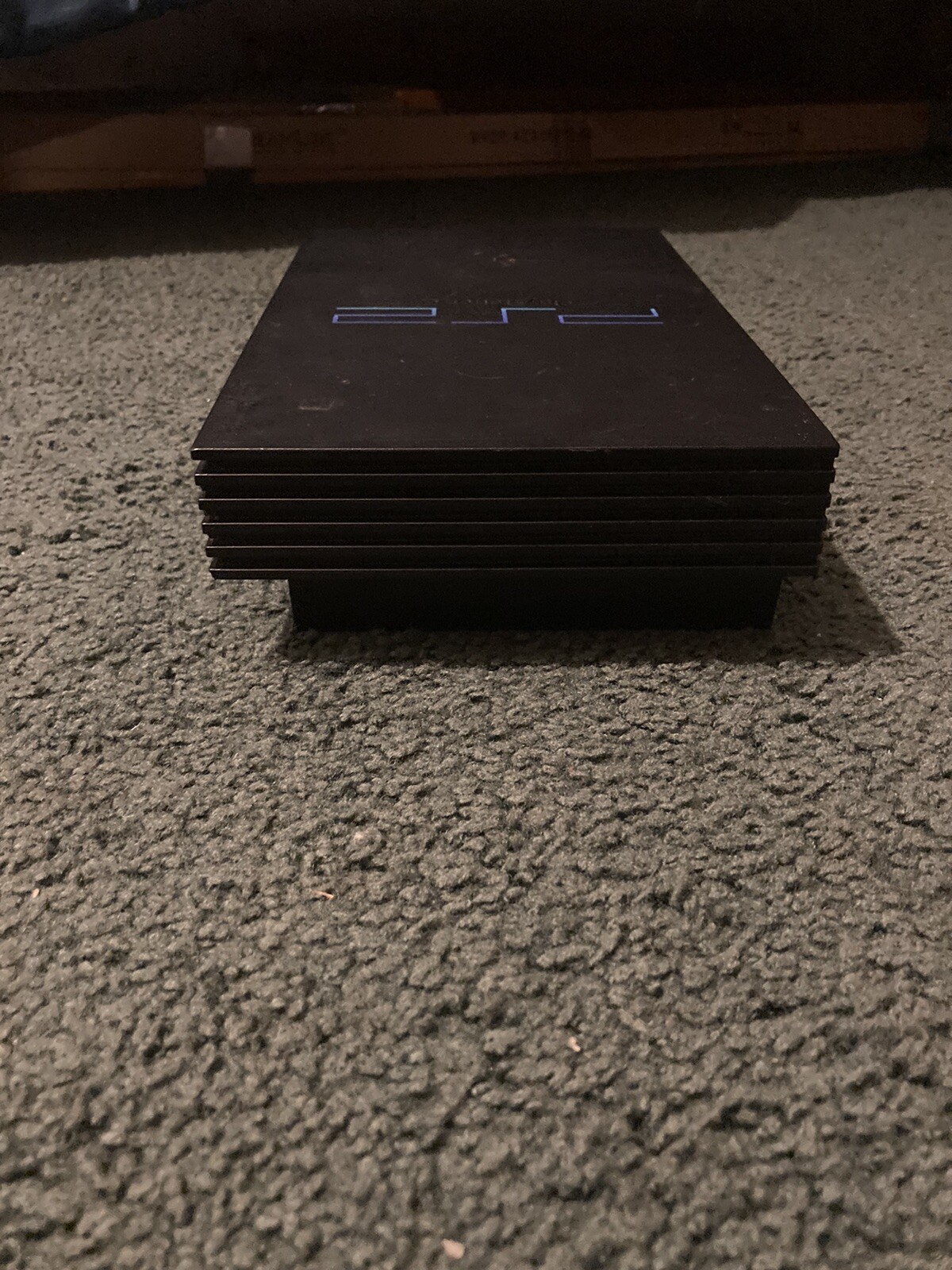Black PlayStation 2 /w Cables And Controller + 8MB Memory Cards