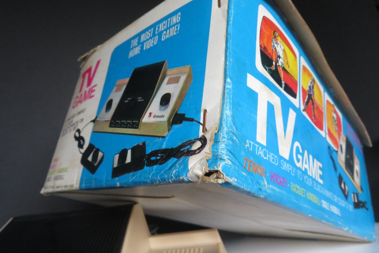 1977 GRANADA® TV GAME Magnavox EP-500 4-in-1 Vid Arcade Game Console TENNIS PONG