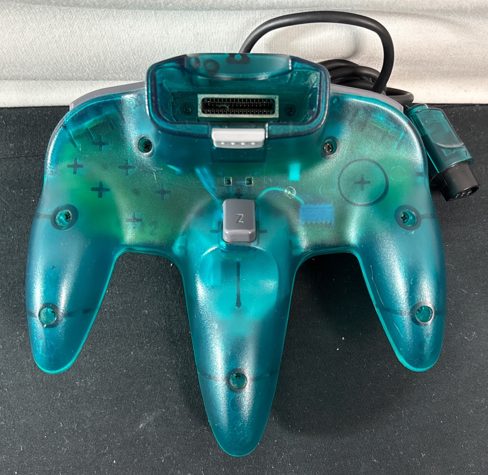 Nintendo 64 (N64) Console – Jungle Green W/ Blue Controller, Expansion & DK64