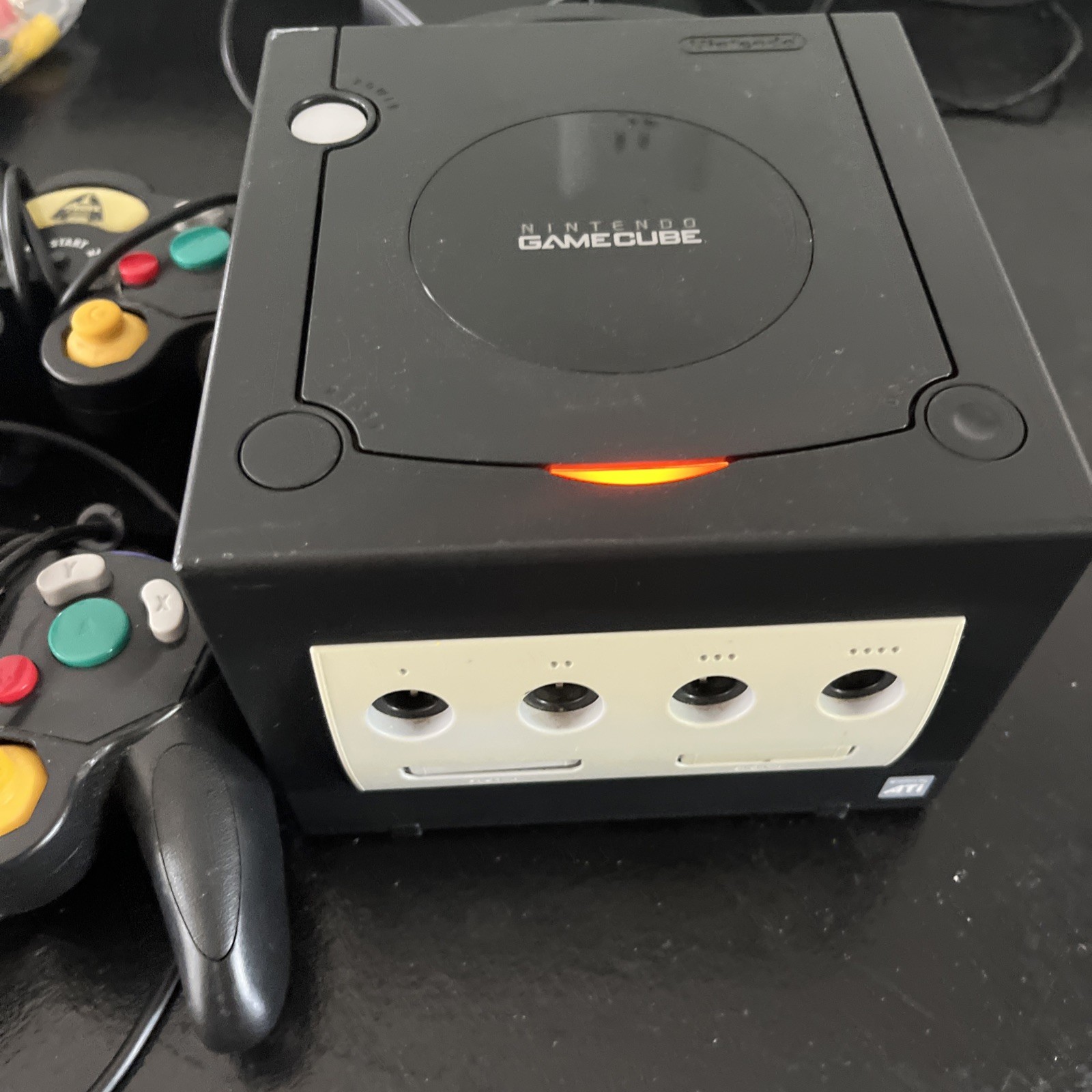 Nintendo GameCube Black Console Bundle 3 Controllers