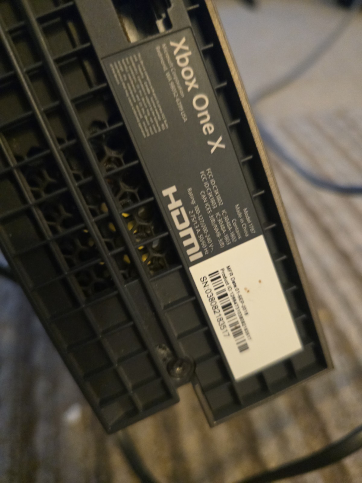 Xbox One X 1tb 1787 Read Description