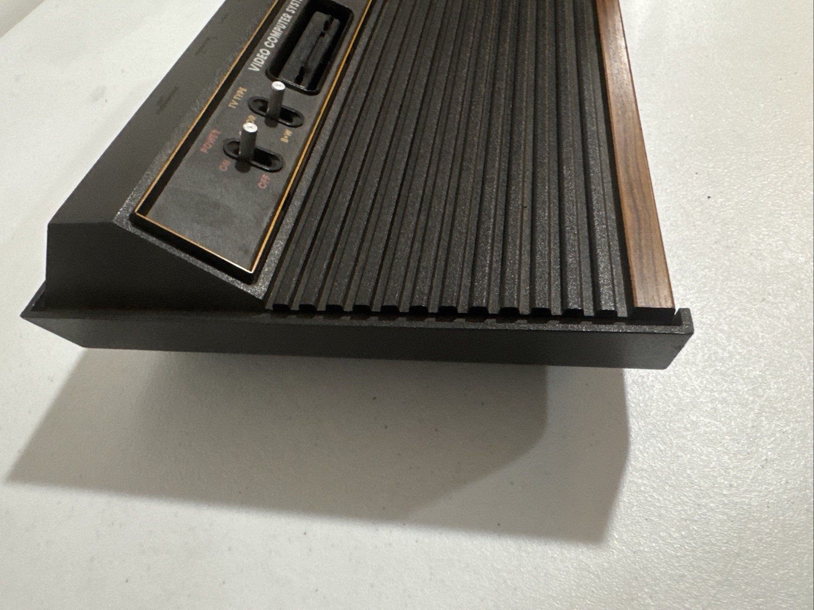 Atari 2600 Console CX2600 Wood Grain UNTESTED