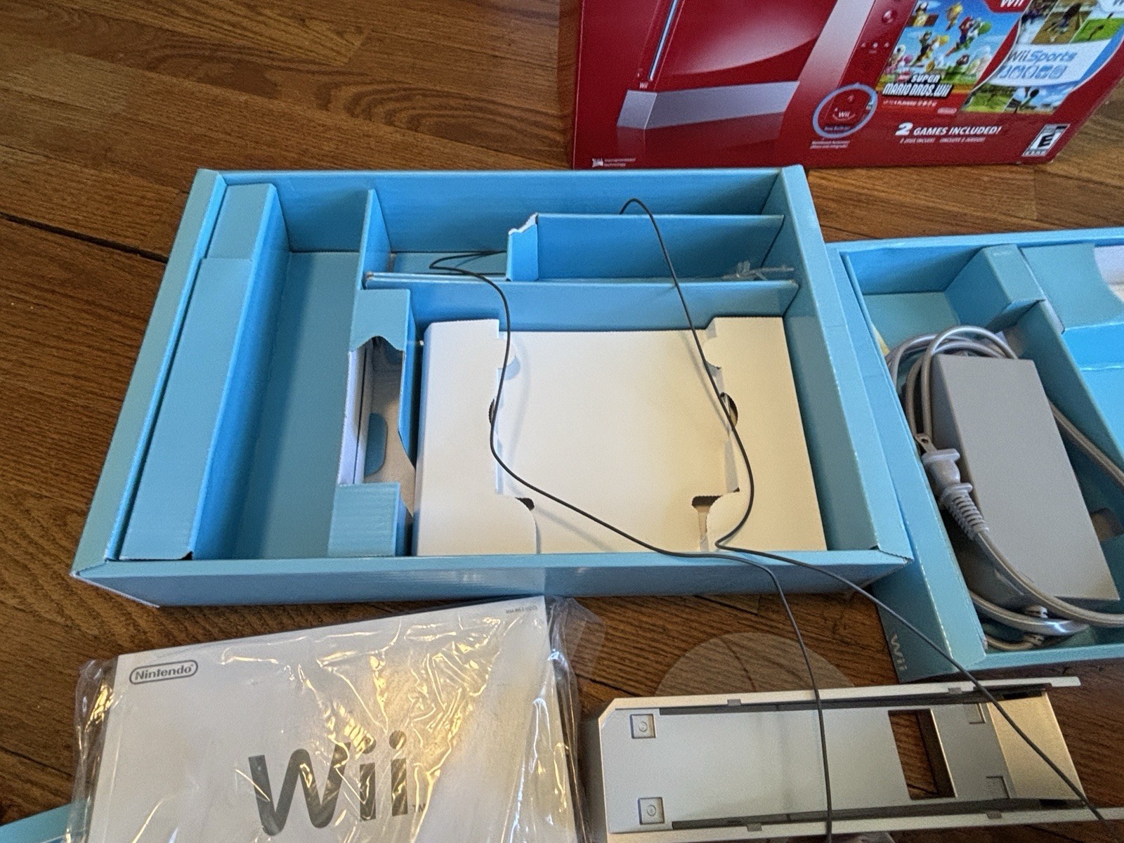 Nintendo Wii Limited Edition Red Console NEW Super Mario Bros 25 Anniversary CIB