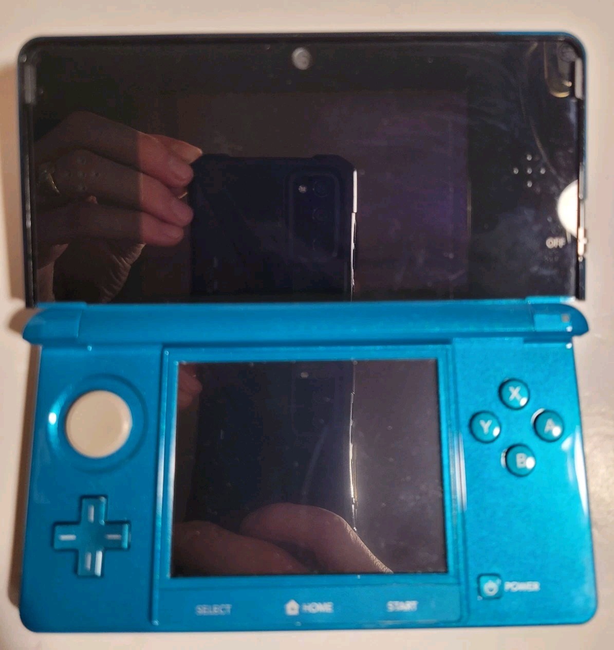 Nintendo 3DS Console Japanese Import – Aqua Blue – Tested – Japanese Region