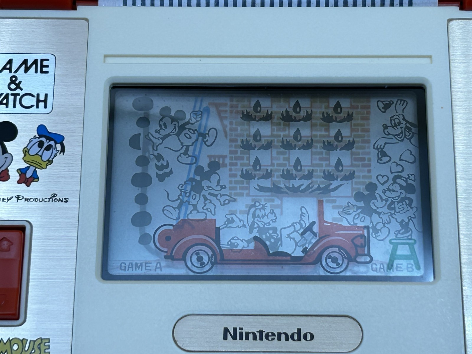 Nintendo Game & Watch MICKEY & DONALD DM-53 Multi Screen 1982 In Box 1982