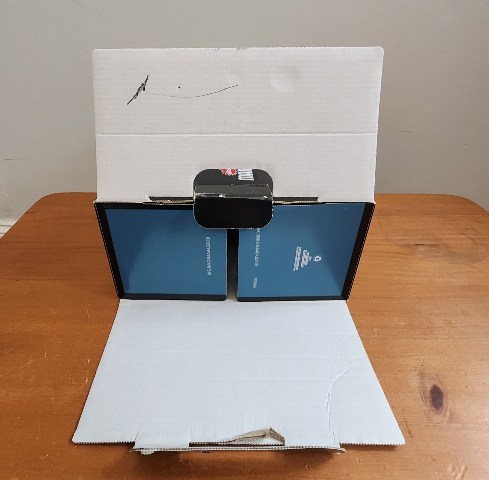 Black Nintendo Wii Box & Insert ONLY Super Mario Bros Version W/Manual RARE