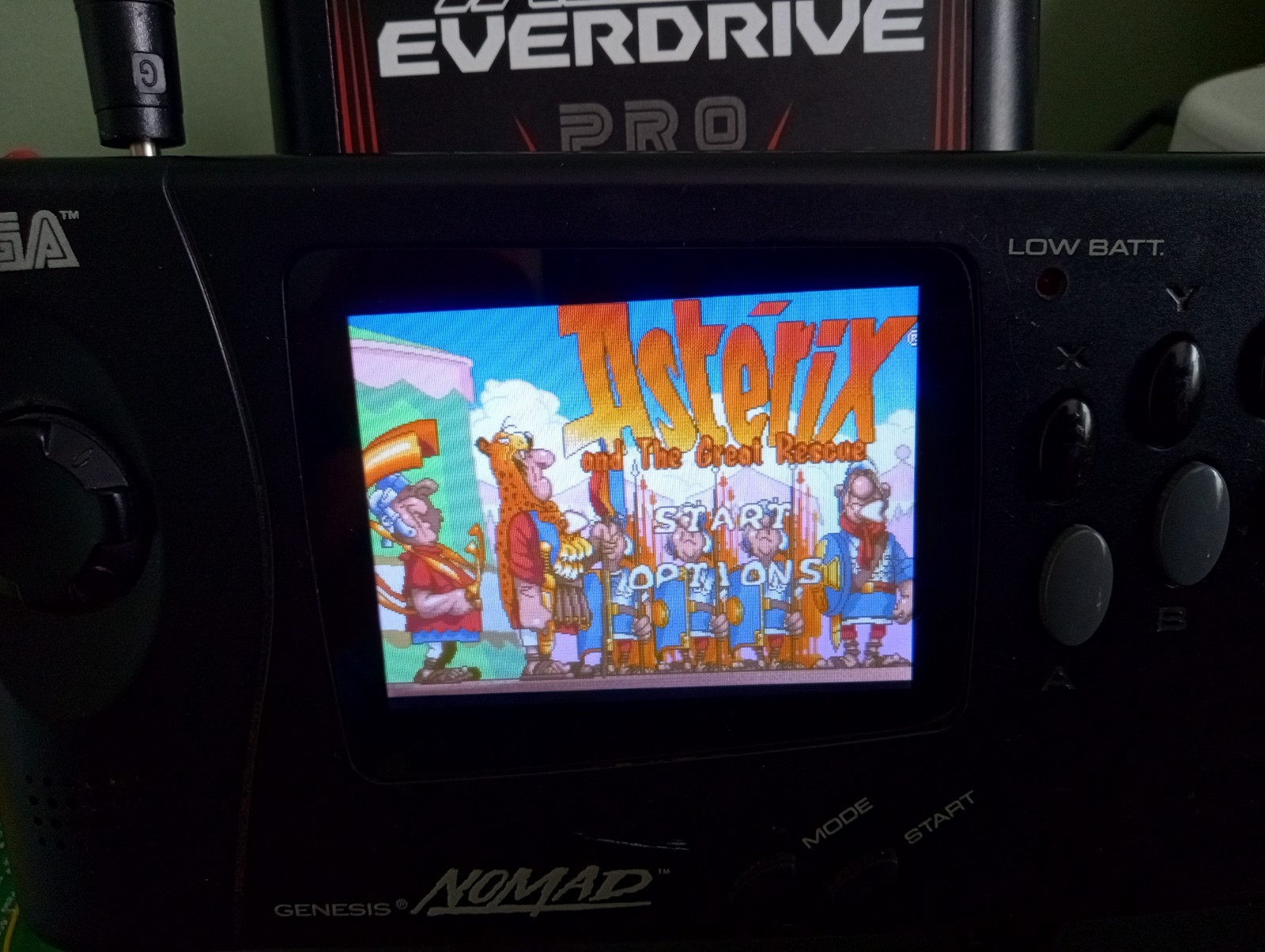 Sega Nomad RGBDRV Rare Ultimate MOD, Recap, SMS , Saga Cd, free region,emp Mode