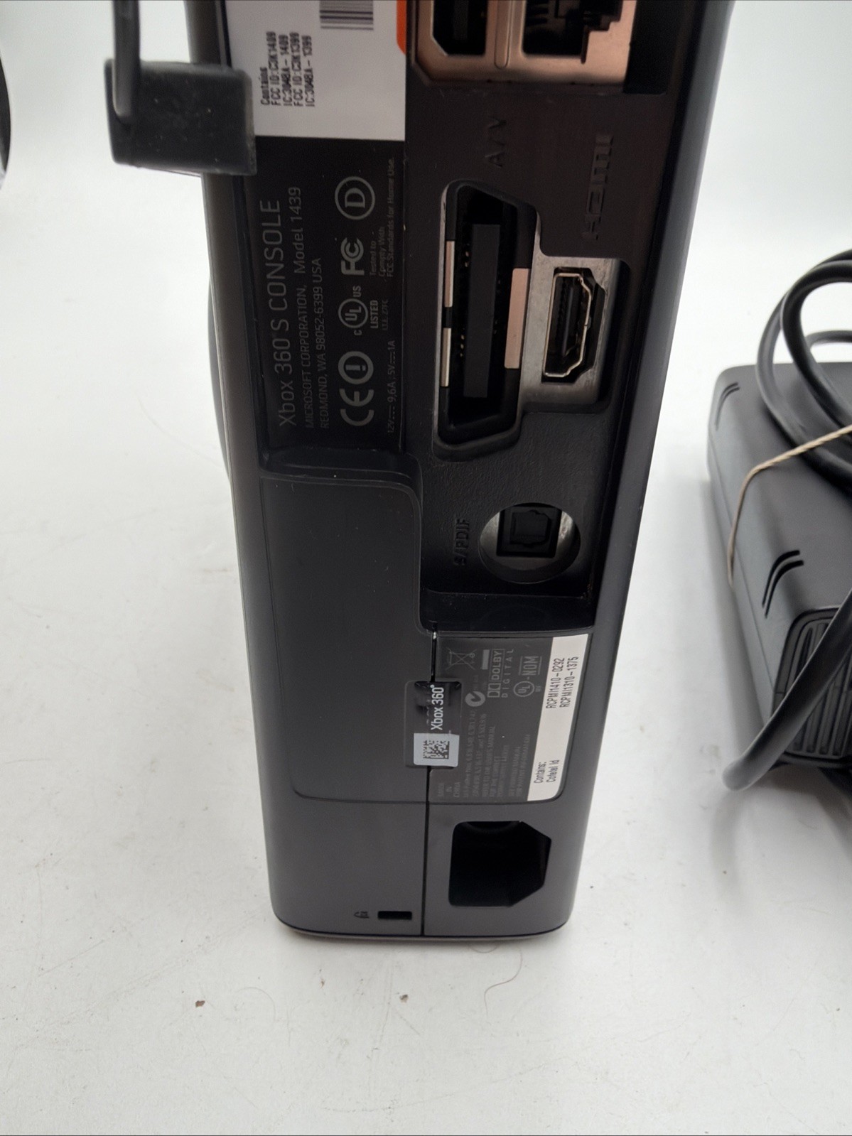 Microsoft Xbox 360 S 4GB Console – Black (1439) Works- Tested