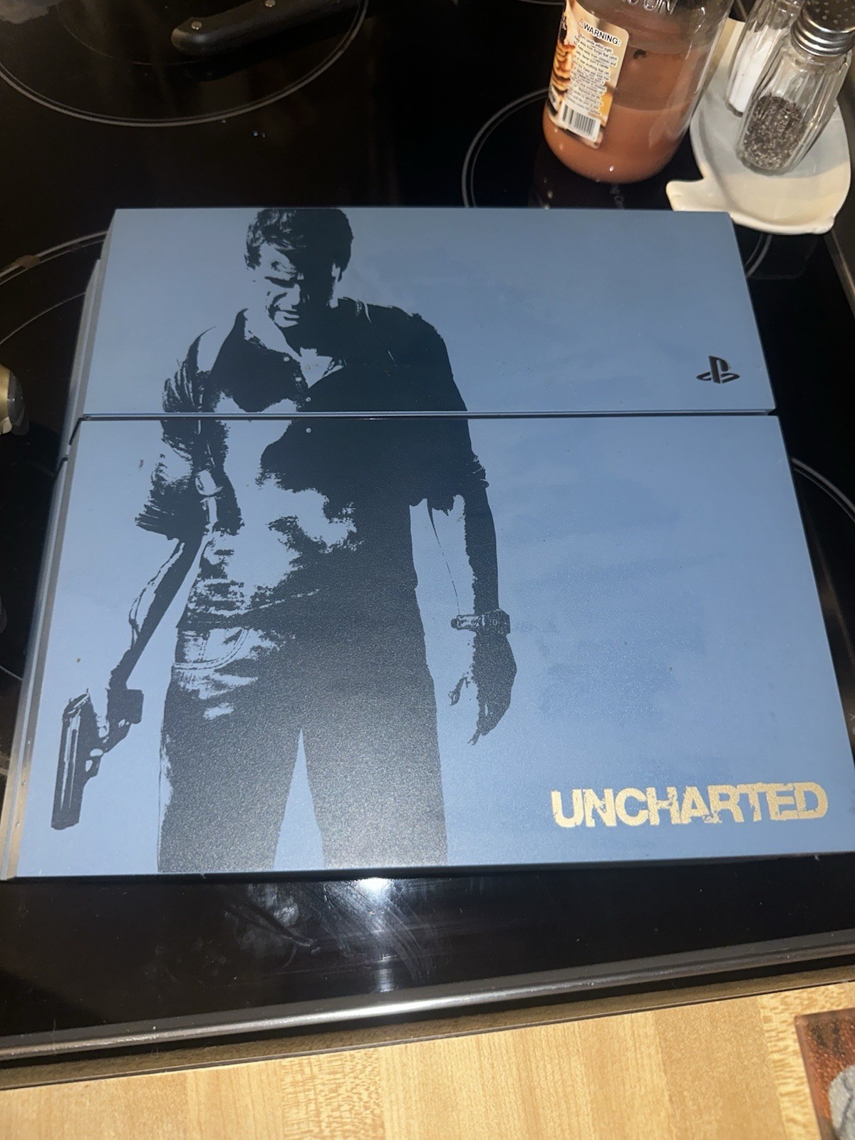 Sony PlayStation 4 Uncharted 4 Limited Edition Blue Gold Console with Controller