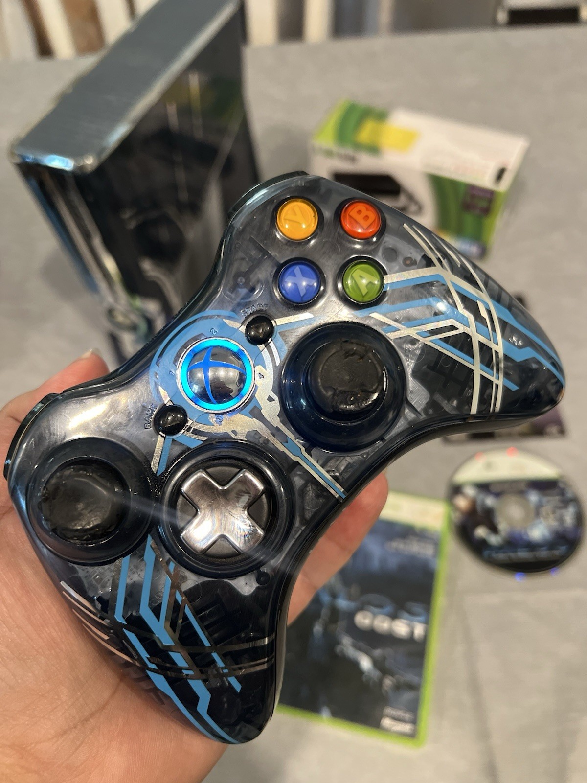 Microsoft Xbox 360 Halo 4 Edition Console w/ Controller HDMI Power Supply Games