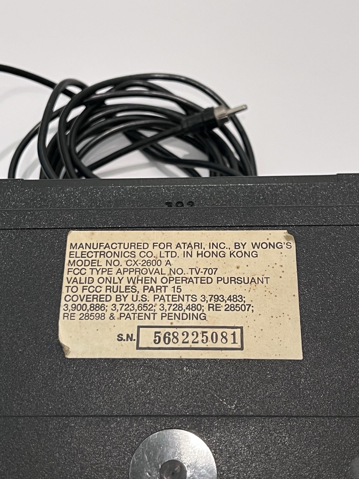 Atari CX-2600A 1980 Video Computer System Console w/Controllers Paddles Game