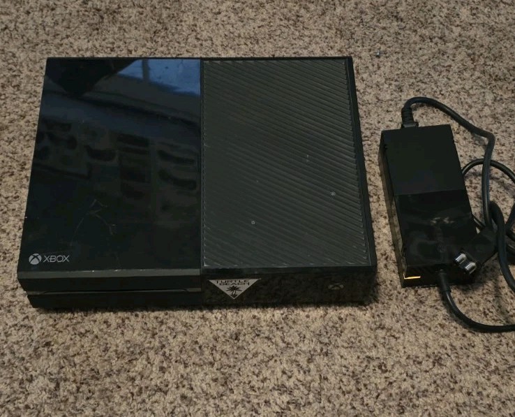 Microsoft Xbox One 500GB Model 1540 Black Console + Power Supply, No Controller