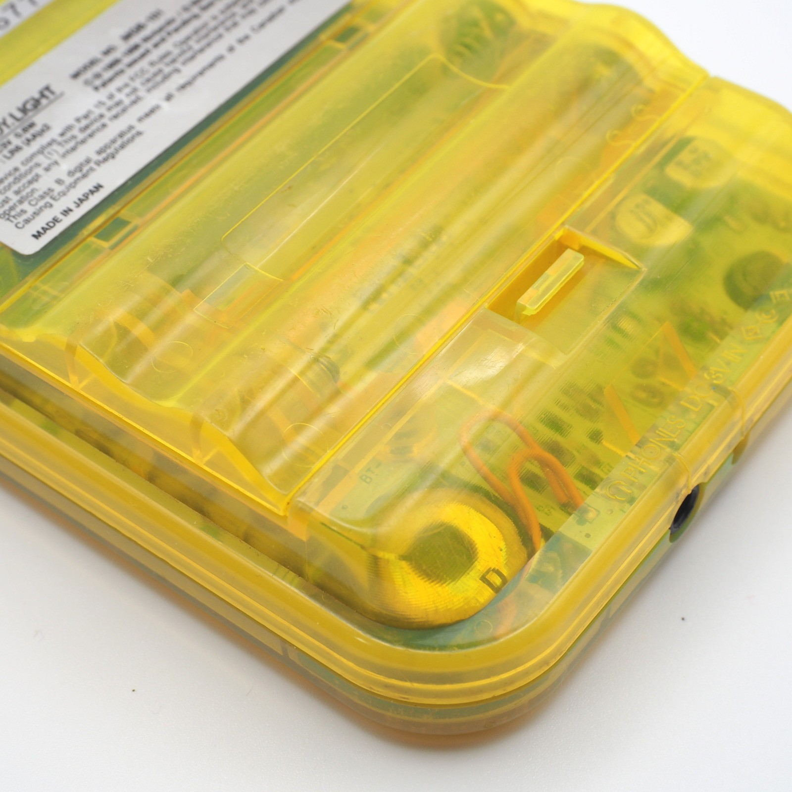 OEM Nintendo Game Boy Light Toys R Us Edition Clear Yellow MGB-101 TESTED #1[EX]
