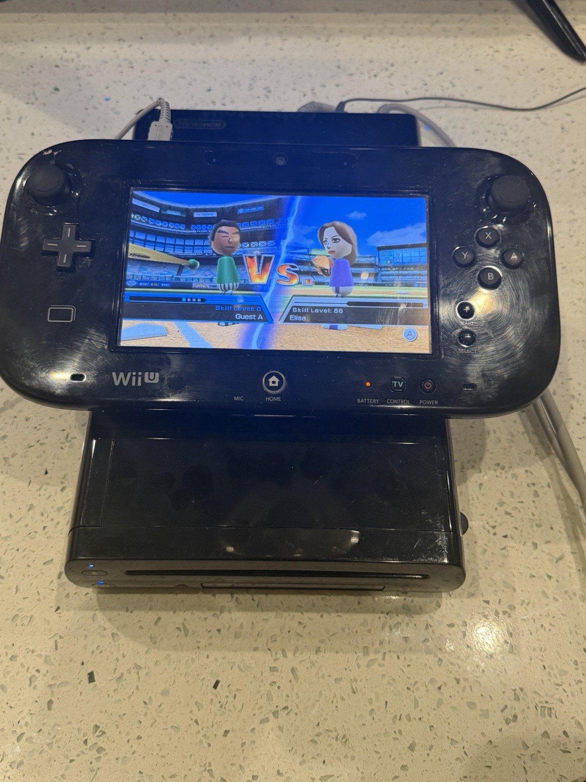Nintendo Wii U 32GB Console Tested In Original Box Mario Kart 8 (NOT INCLUDED)