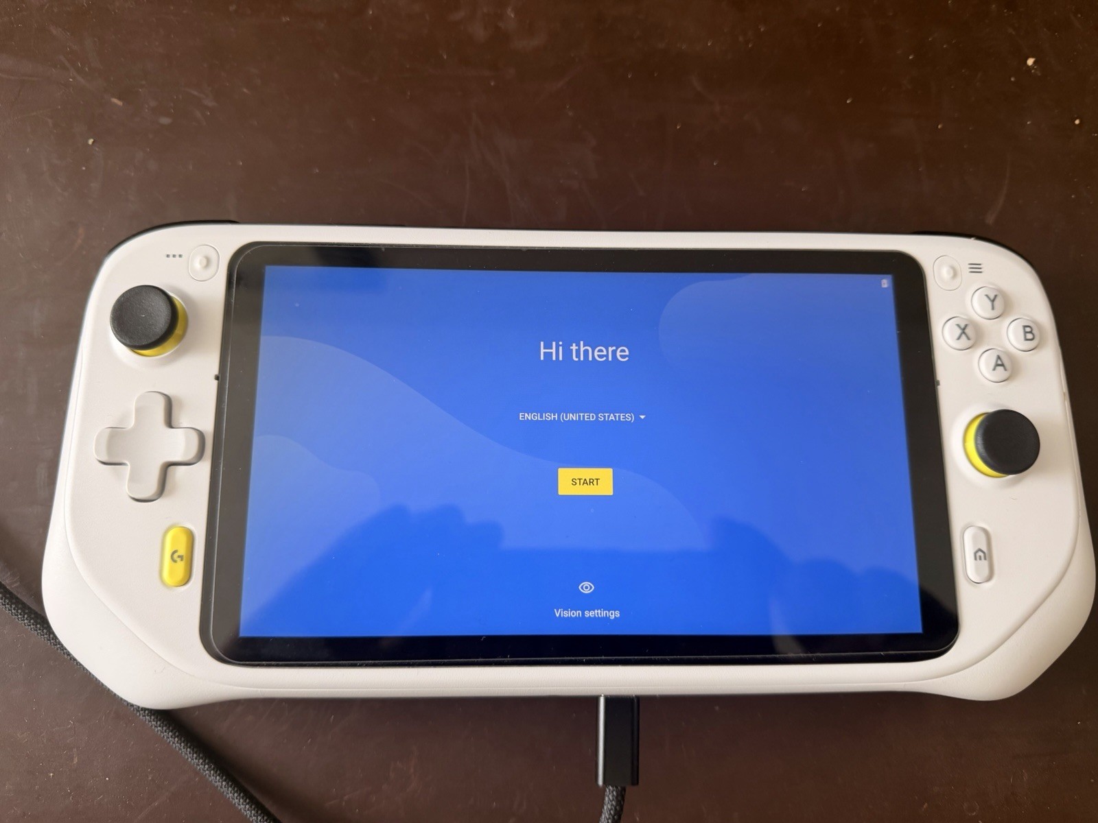 Logitech G Cloud Handheld Gaming Console System White Wi-Fi Capability USB-C