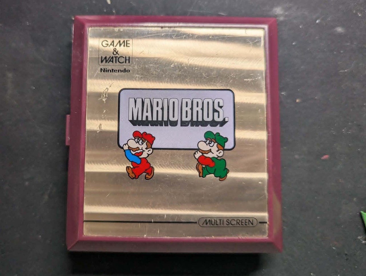 Vintage 1983 Super Mario Bros. Nintendo GAME & WATCH MW-86 w/ Booklets RARE