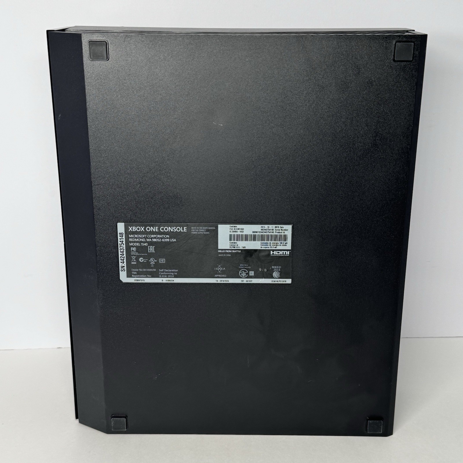 Microsoft Xbox One Console Model 1540 Parts Repair Disc Drive Issue Powers On