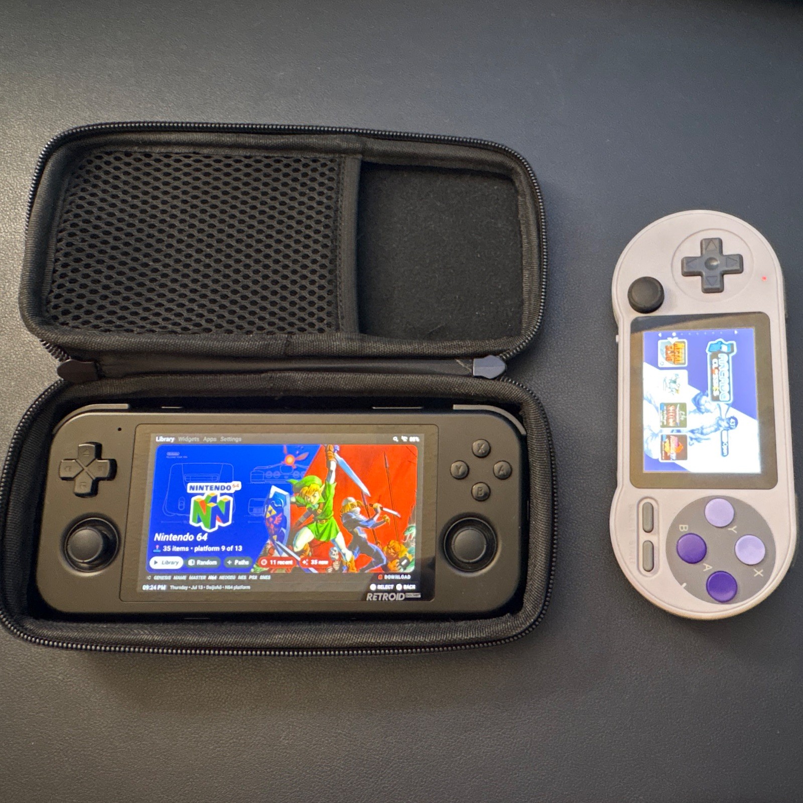 Retroid Pocket 3 Plus Handheld Gaming Console 128GB Black (Very Good Condition)