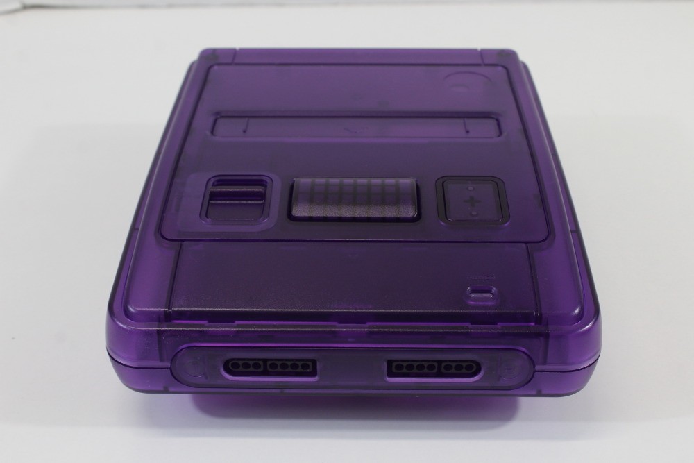 Nintendo Super Famicom Clear Purple Console AC AV Bundle PLAY SFC & SNES Games
