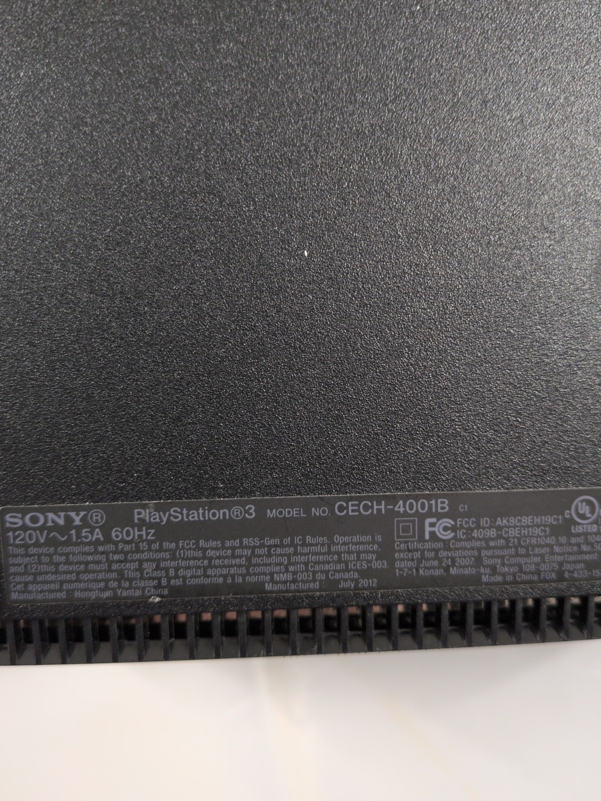 Sony PlayStation 3 250GB PS3 Super Slim CECH-4001B Black Tested 11 Games Bundle