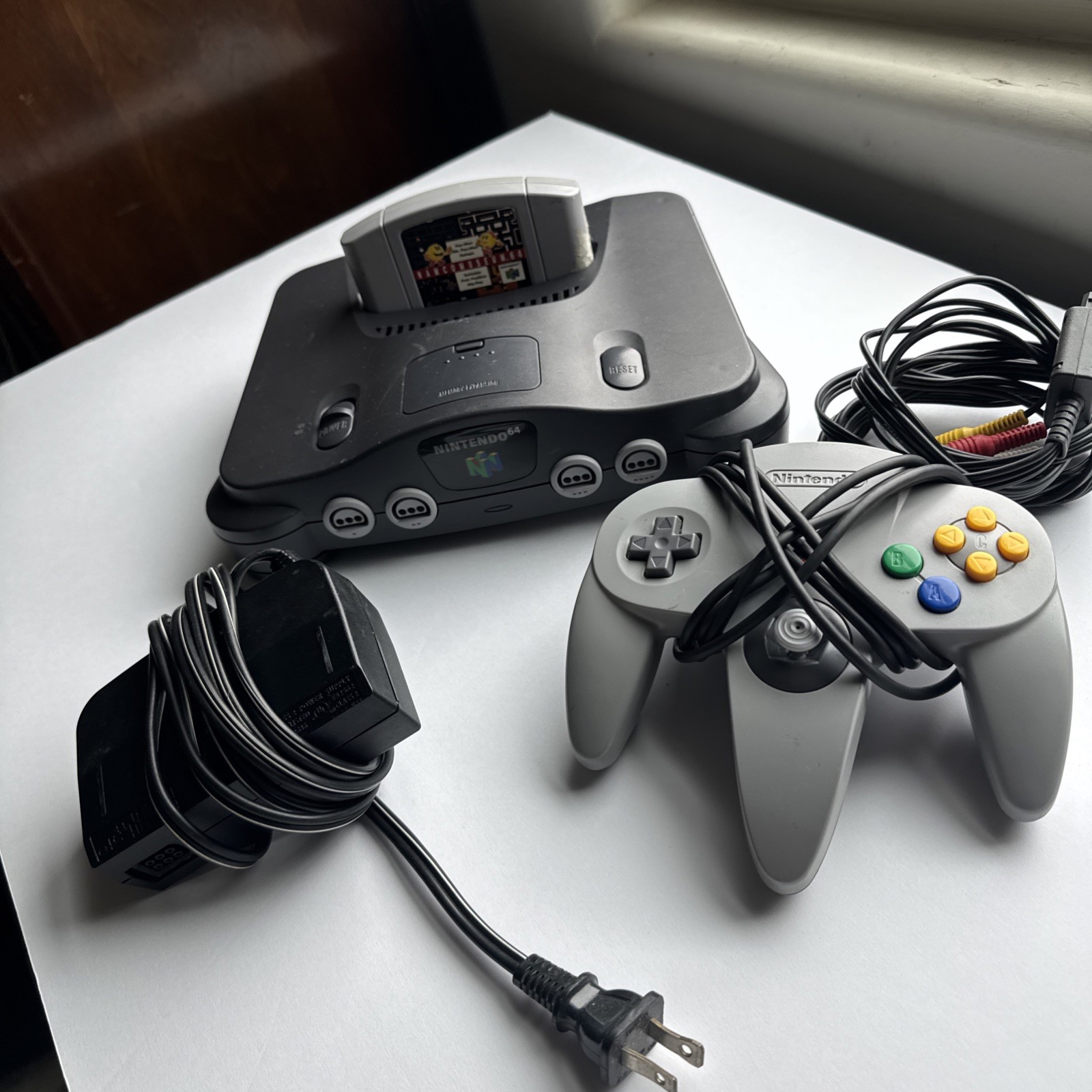 Nintendo 64 System 1 Controller and Cables included. NO RAM