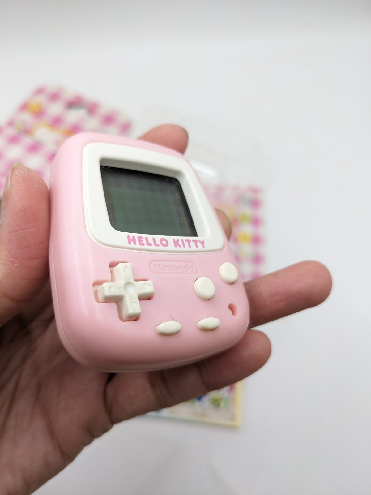 Hello Kitty Pocket With Box & Manual Pedometer Nintendo Heisei Retro Vintage JPN