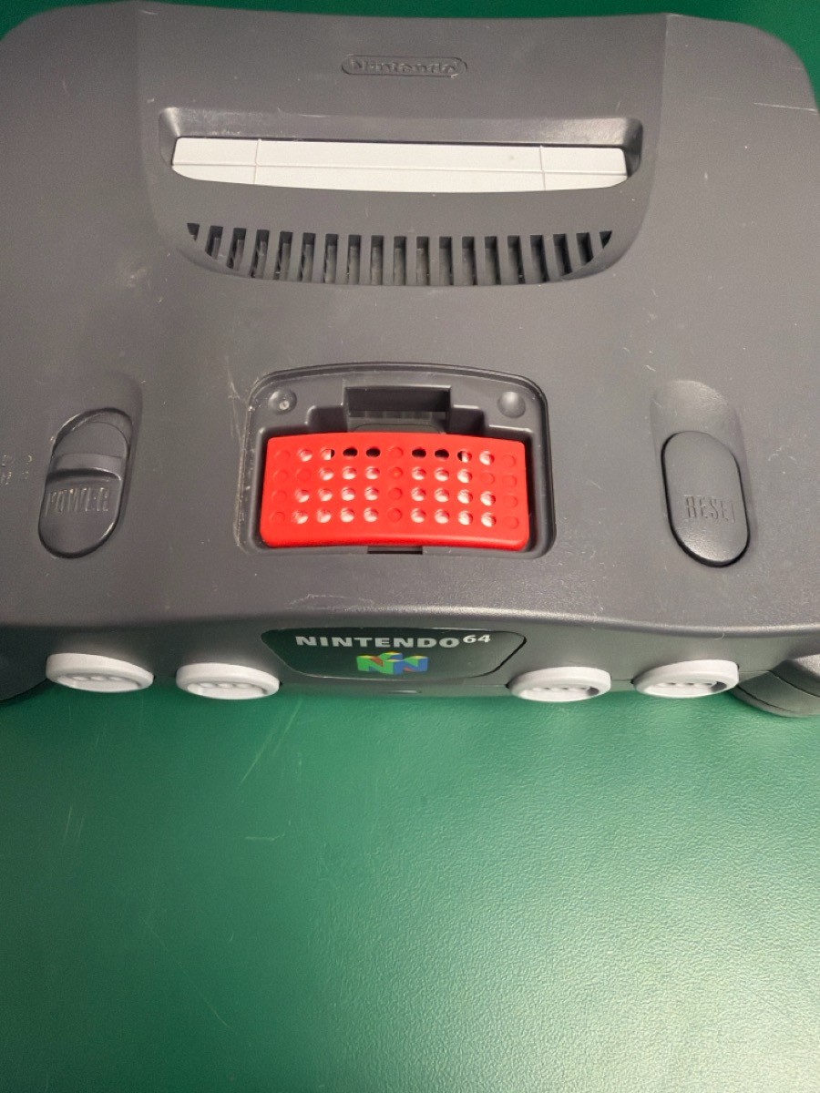 Nintendo 64 Console Bundle w/ Red Memory Expansion 2 OEM Controller (EZ5002294)