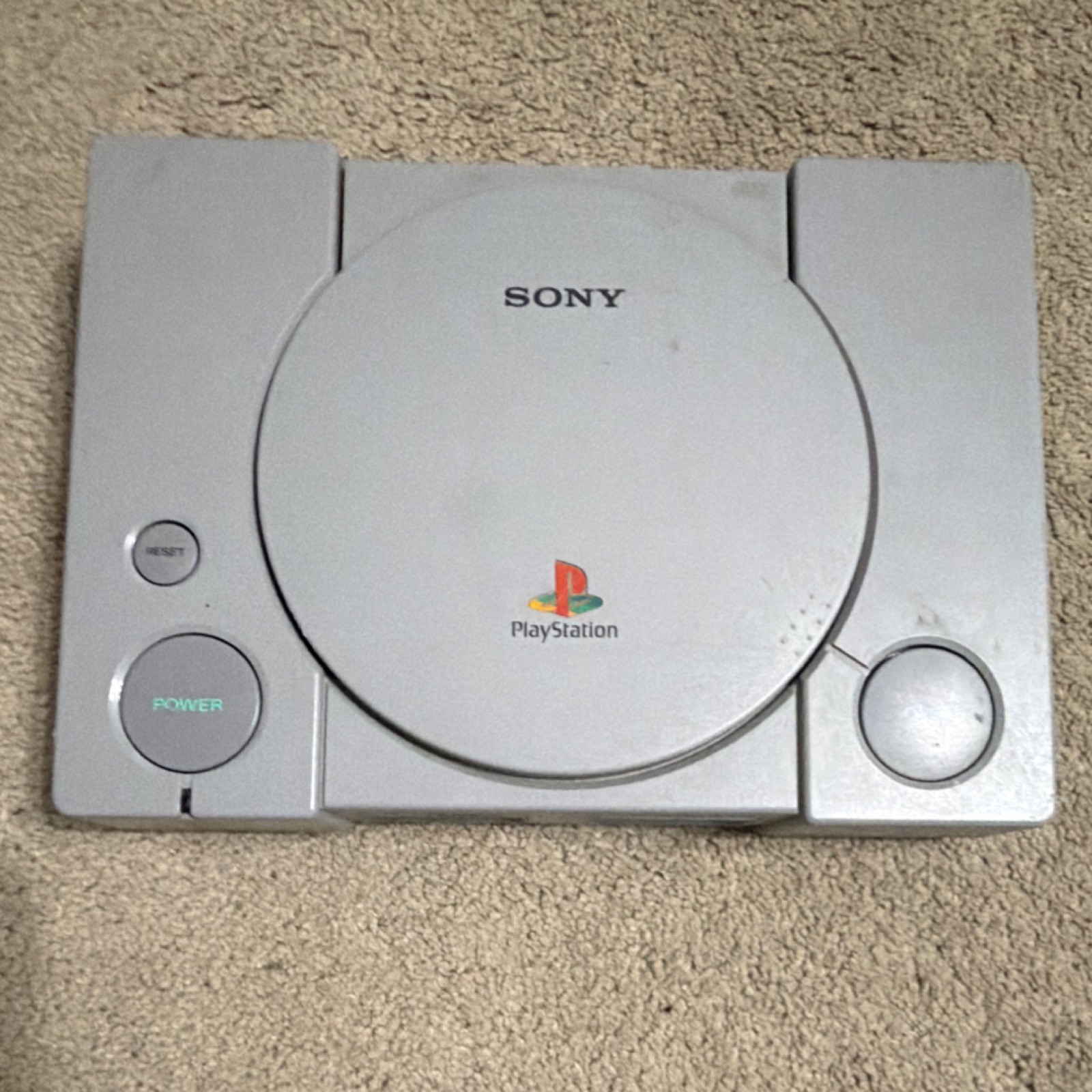 Sony PlayStation SCPH-7501 Console Gray Controllers Memory Cards AV Power Cables