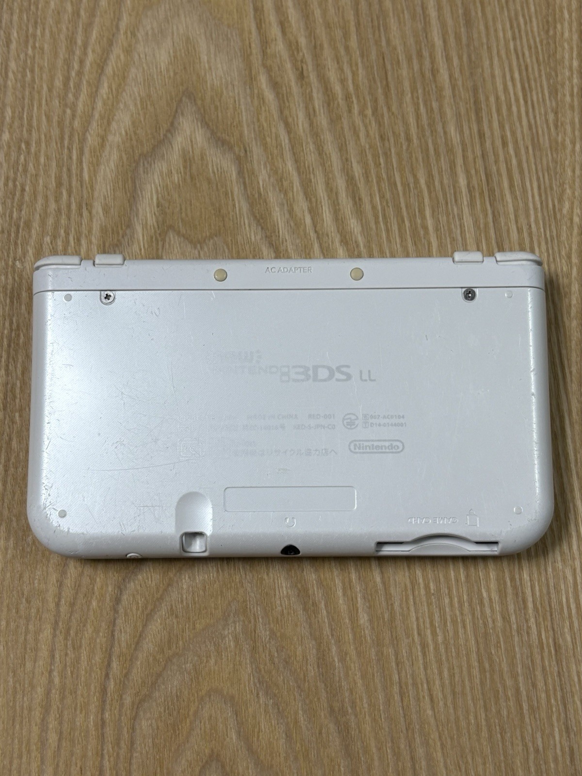 Nintendo New 3DS LL XL Pearl White Console Tested Working Japanese Import