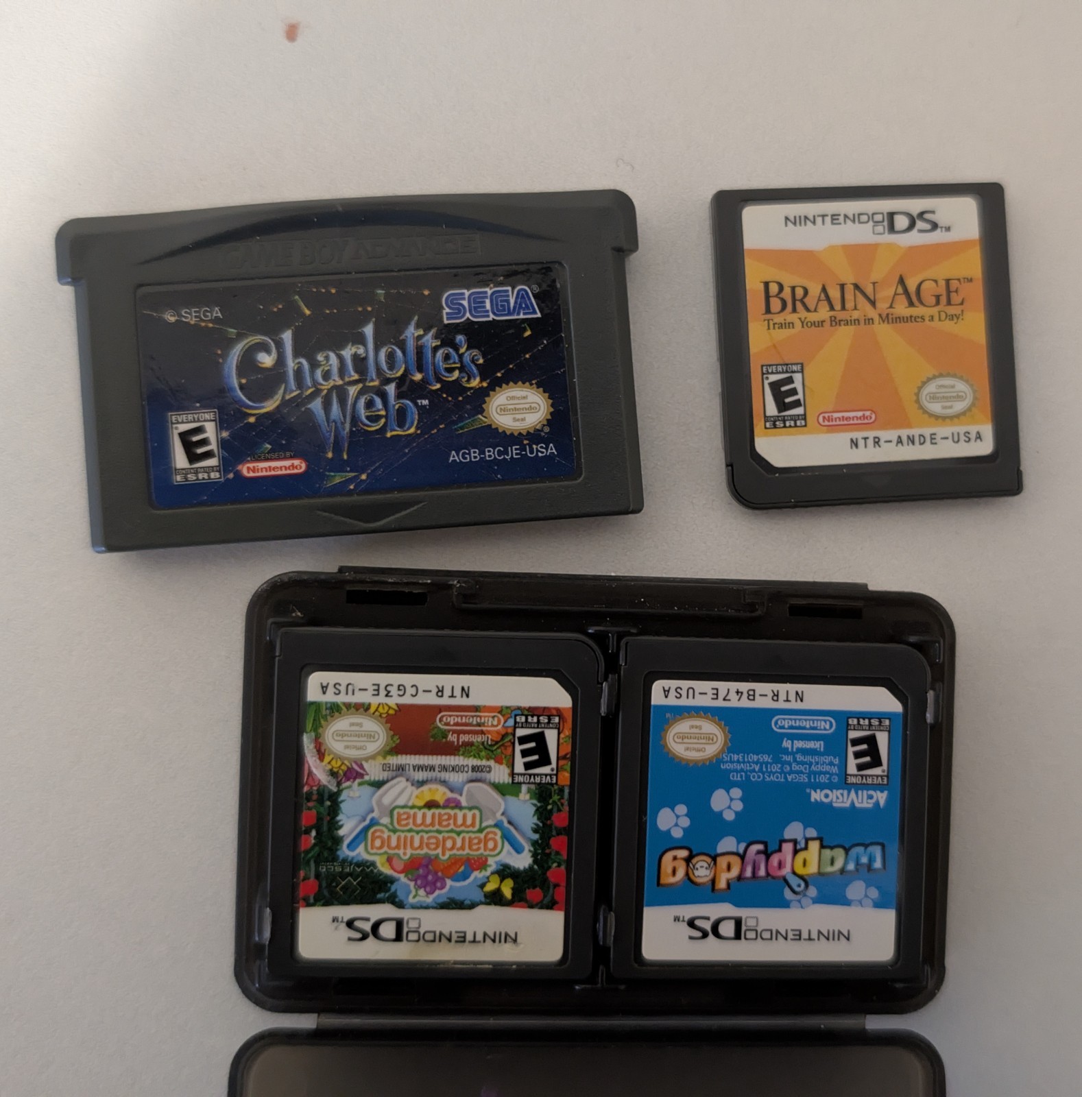 Nintendo 3DS Purple Console Bundle W/ Case Charger 10+ Games Several Styluses