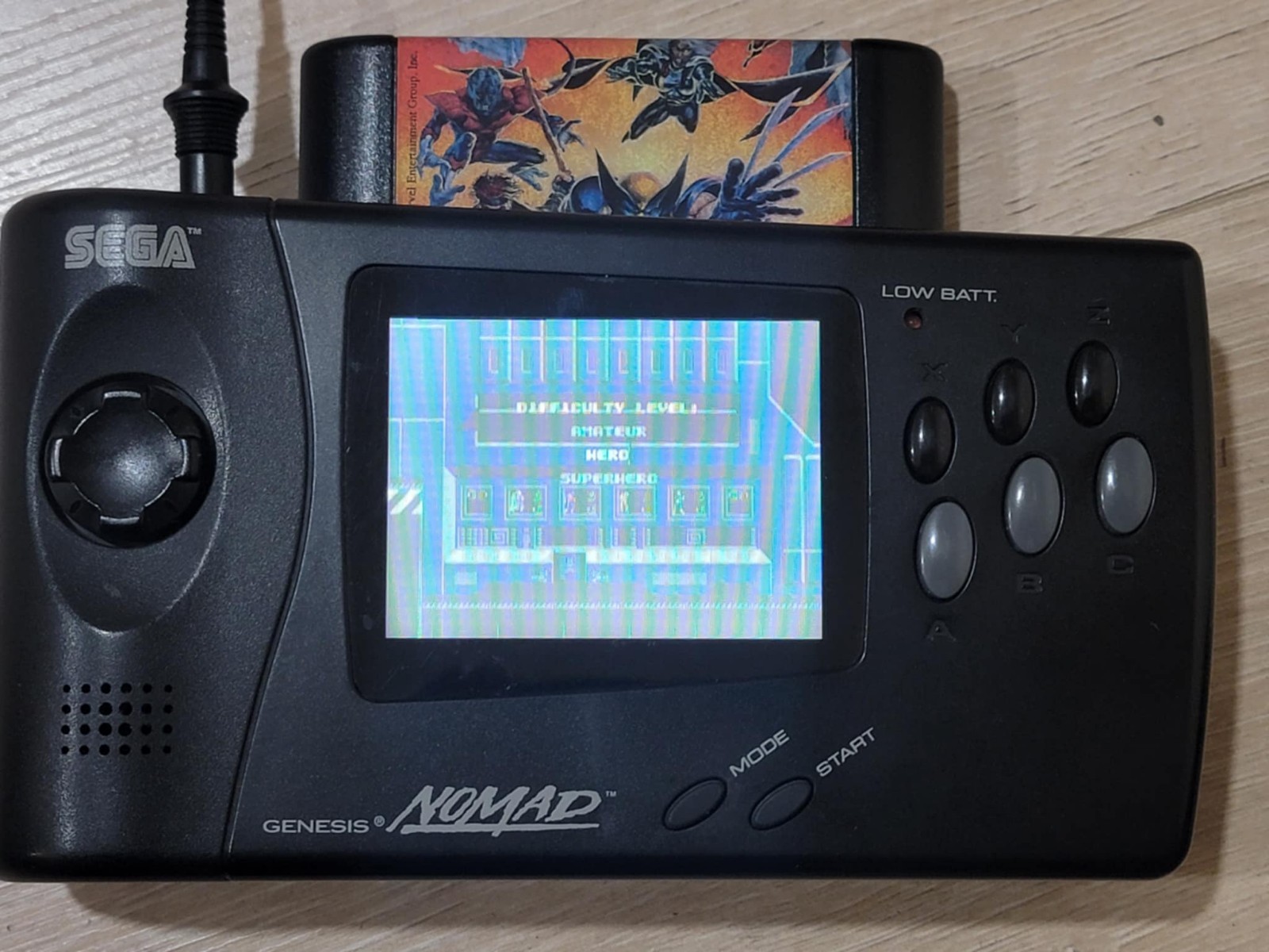 Sega Nomad Handheld System Black MK-6100 Tested Working! With Battery Pack