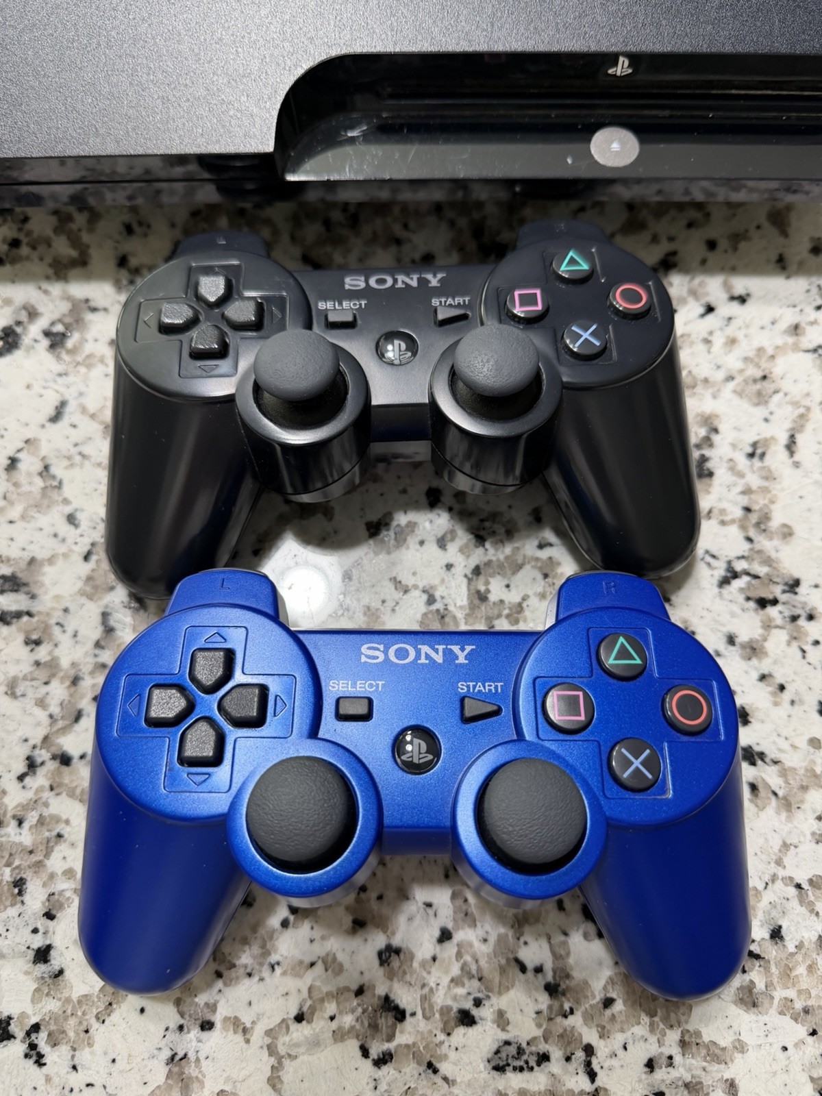 Sony PlayStation 3 PS3 Slim 160GB cech-2501a Console Bundle Games Controller