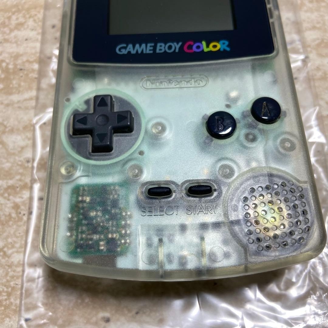 Nintendo Game Boy Color Clear CGB-001 Complete in Box Near Mint 7019