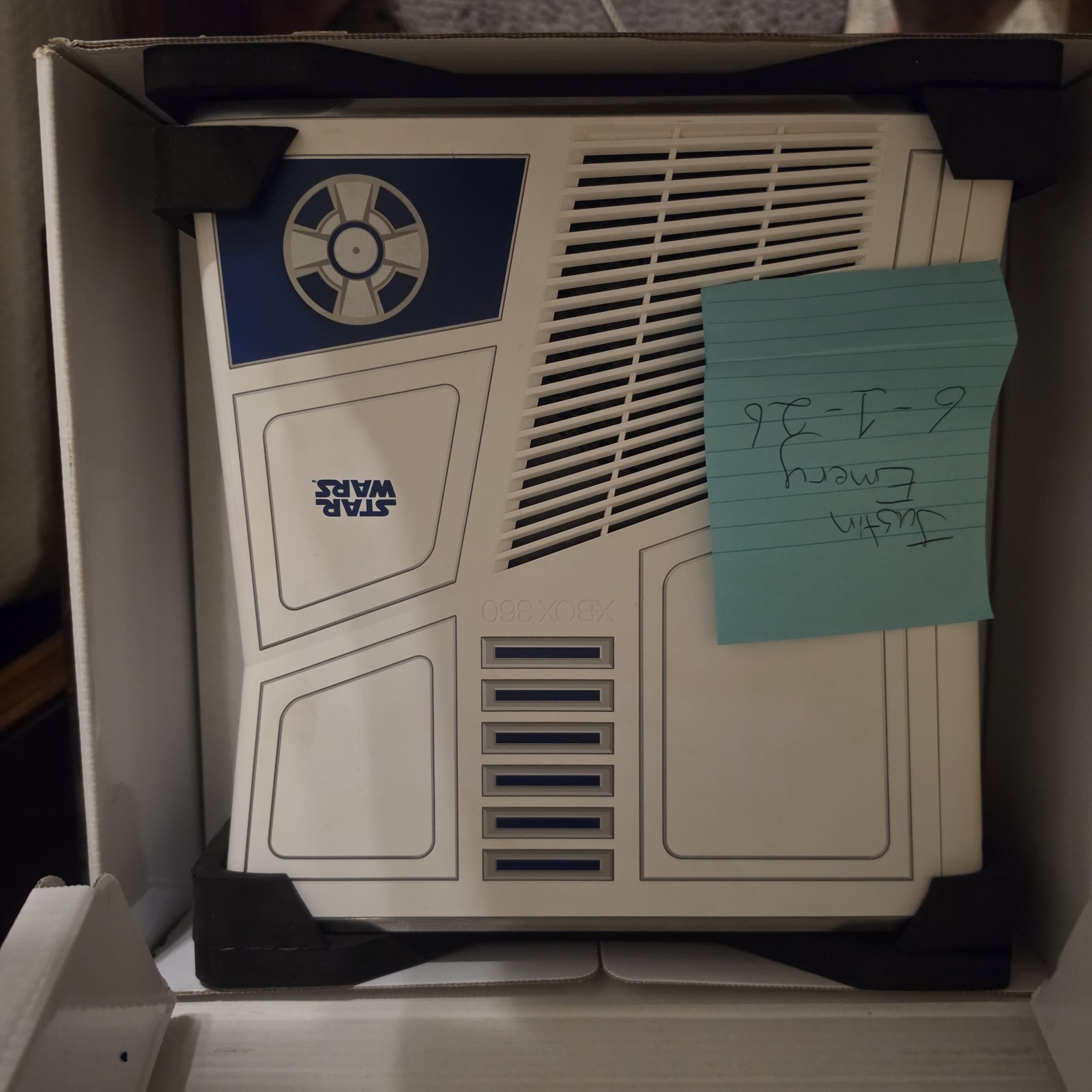 Star Wars R2-D2 Limited Edition CIB Complete Xbox 360 Matching Serial w C-3PO