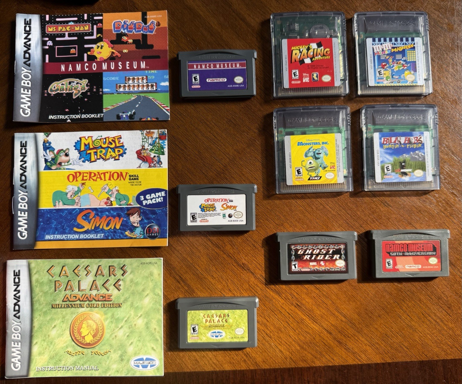Nintendo Game Boy Advance SP and Games