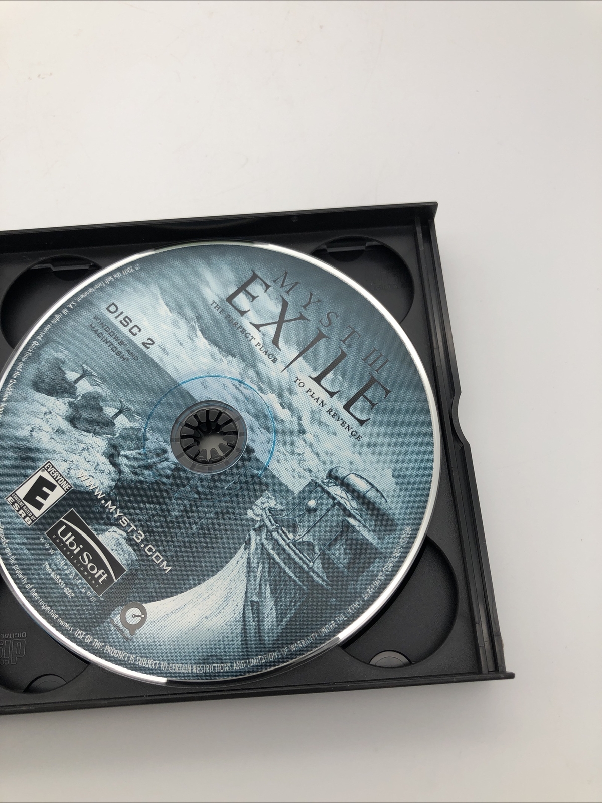 Myst III Exile Windows PC/MAC CD ROM Video Game 2001 MANUAL + 4 DISCS INCLUDED