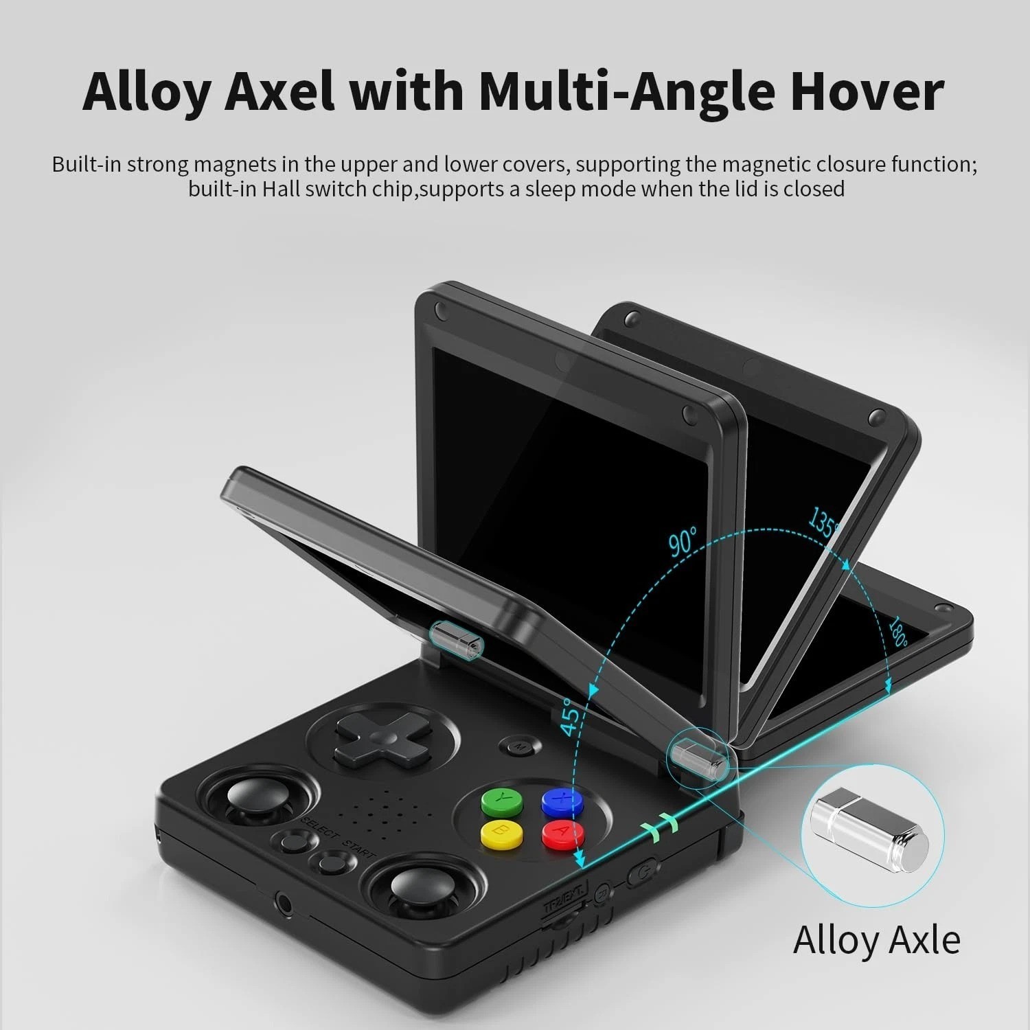 Portable Flip Retro Game Console with 5532 Preloaded Games & 5G WiFi Support