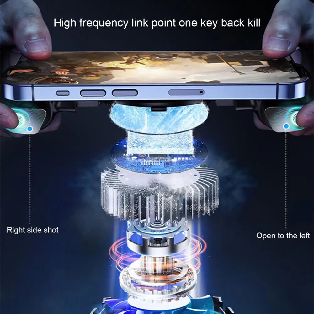 CAMWING Phone Gaming Controller Bluetooth Joysticks Radiator Gamepad iOS Android