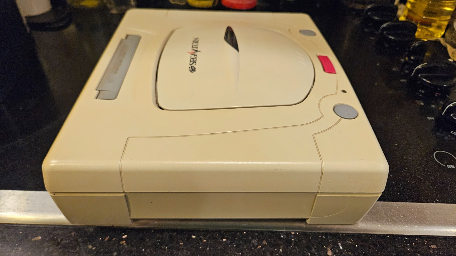 SEGA Saturn Japanese Console Bundle w SAROO – 120 Games Loaded Tested Works Good