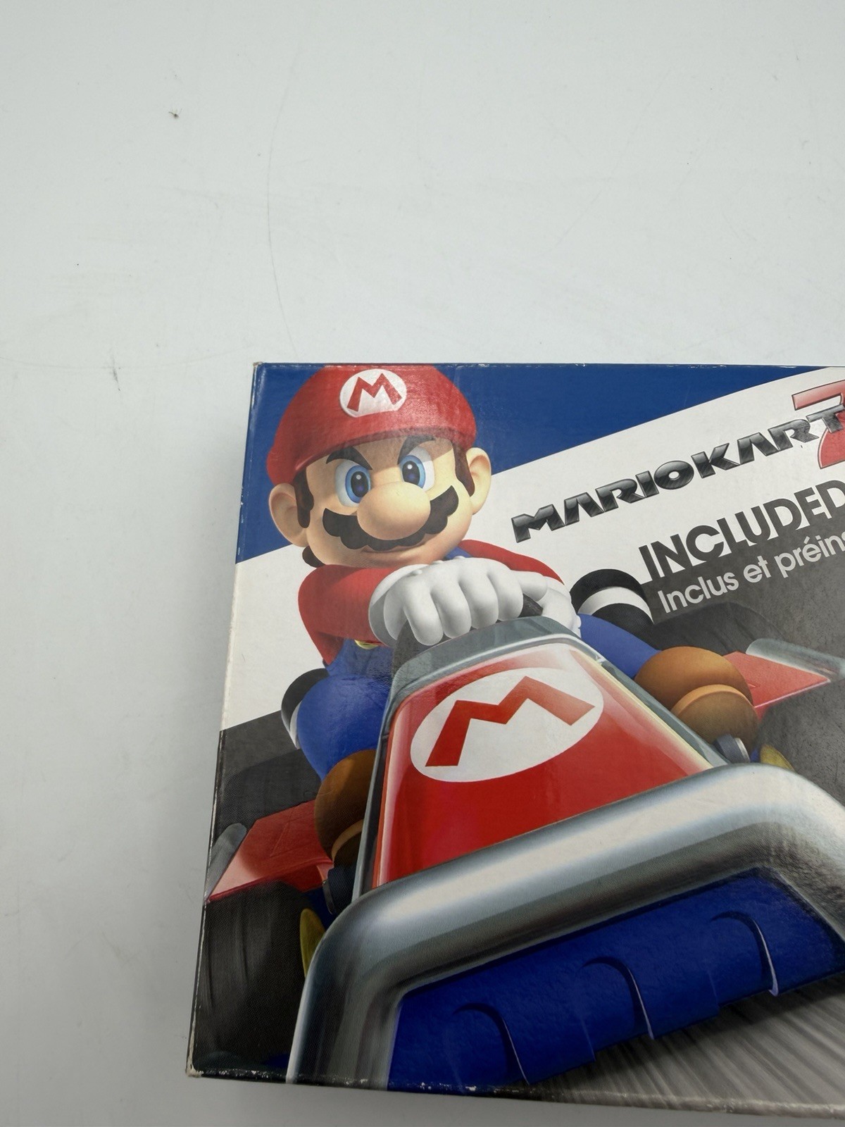 Nintendo 2DS Mario Kart7 Edition In Original Box OEM Charger & Stylus Blue