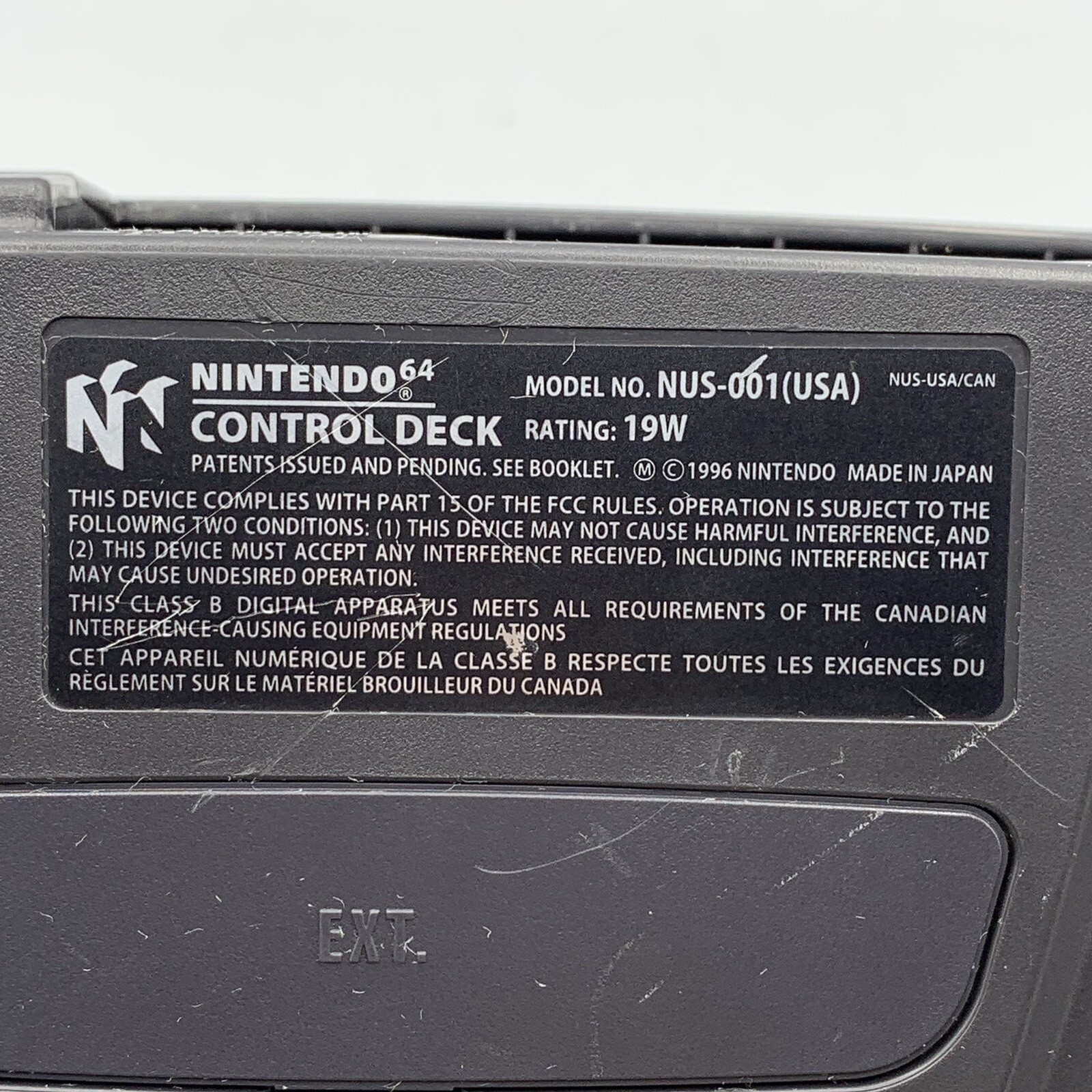 Nintendo N64 Console NUS-001 Bundle w/ 2 Controllers, Cables, Memory Card Tested