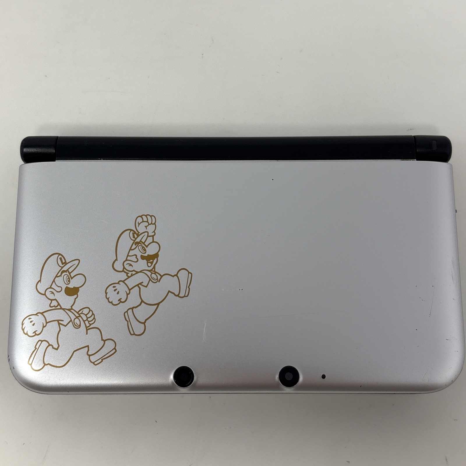 Nintendo 3DS XL Mario & Luigi Dream Team Limited Edition 30th Silver *READ Crack