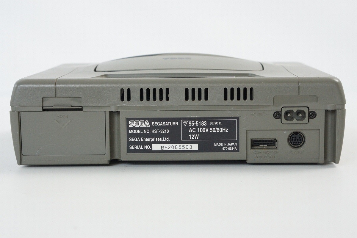 Sega Saturn GREY Console HST-3210 -21Pin Drive- Tested System NTSC-J B52085503