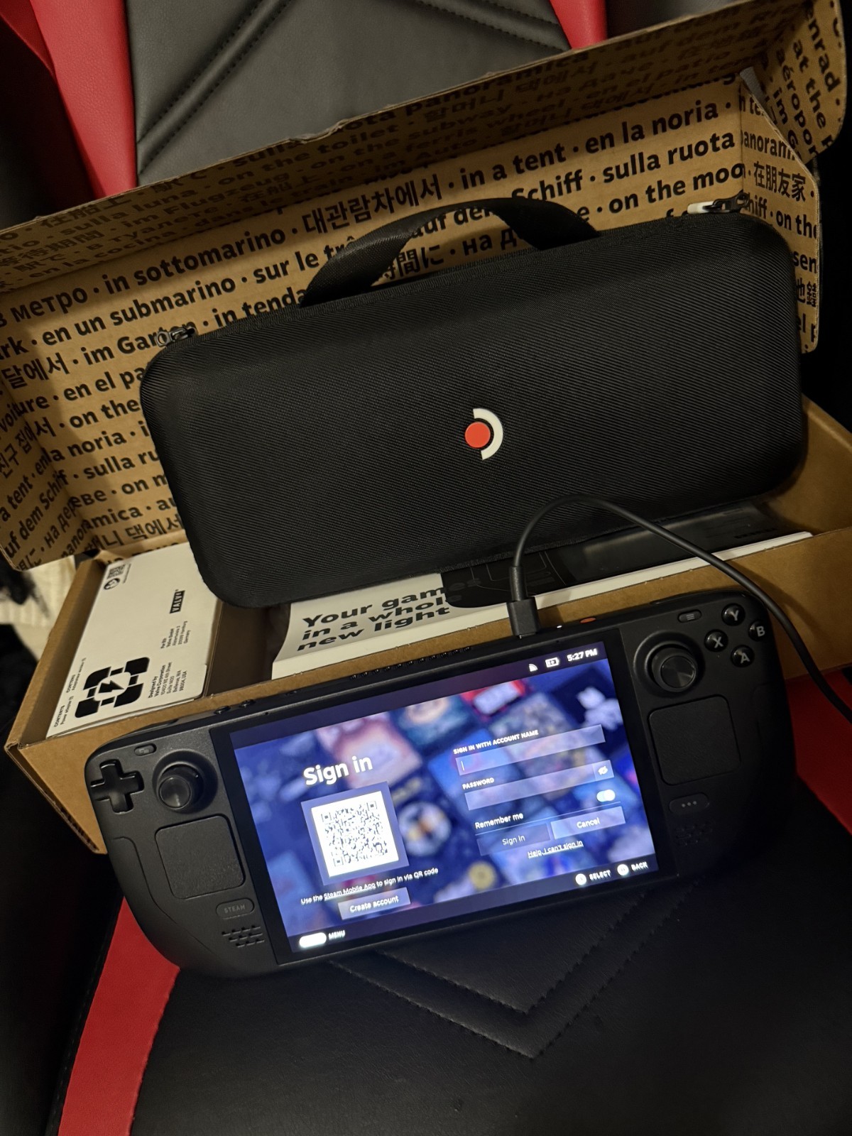 Steam Deck OLED 1 TB w/ Carry Case , Dock and Power Adapter