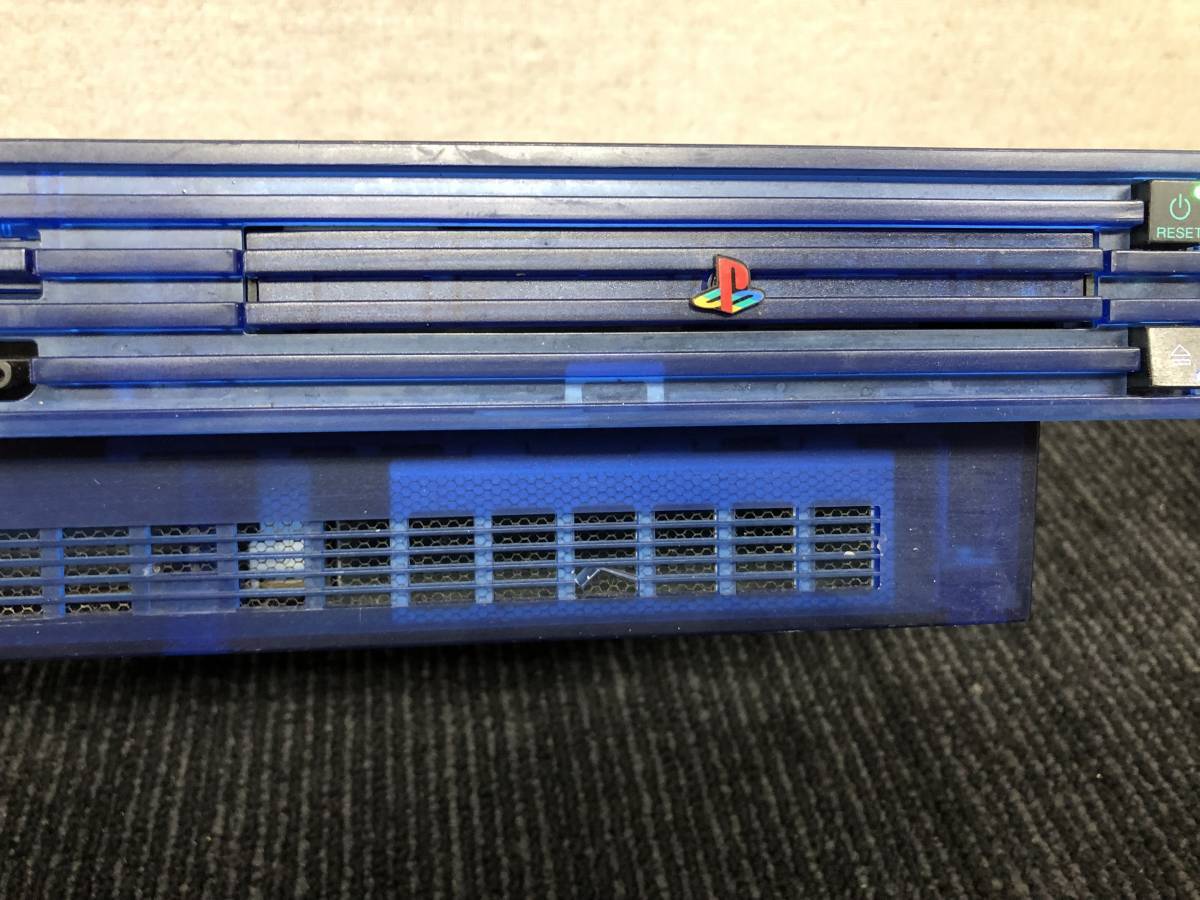 Sony PS2 SCPH-37000 PlayStation 2 Ocean Blue Body Confirmed Operation Excellent