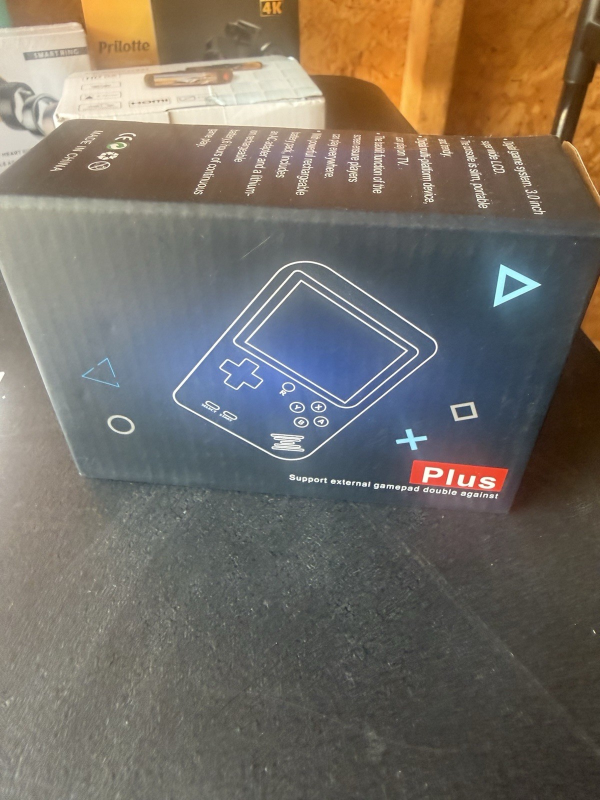 Plus Handheld Game System 3.0″ Backlit LCD Rechargeable, AV/DC Cables