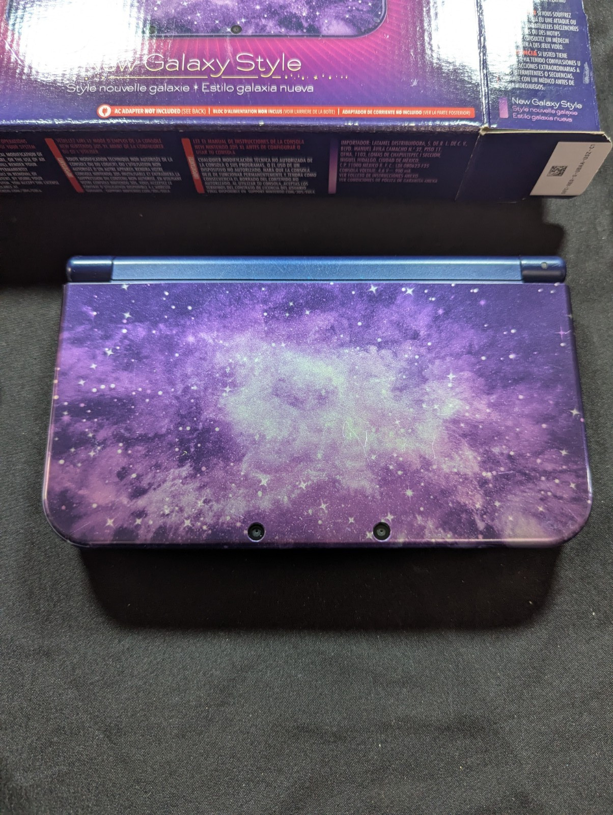 New Nintendo 3DS XL Galaxy Handheld Console CIB Matching Serials US