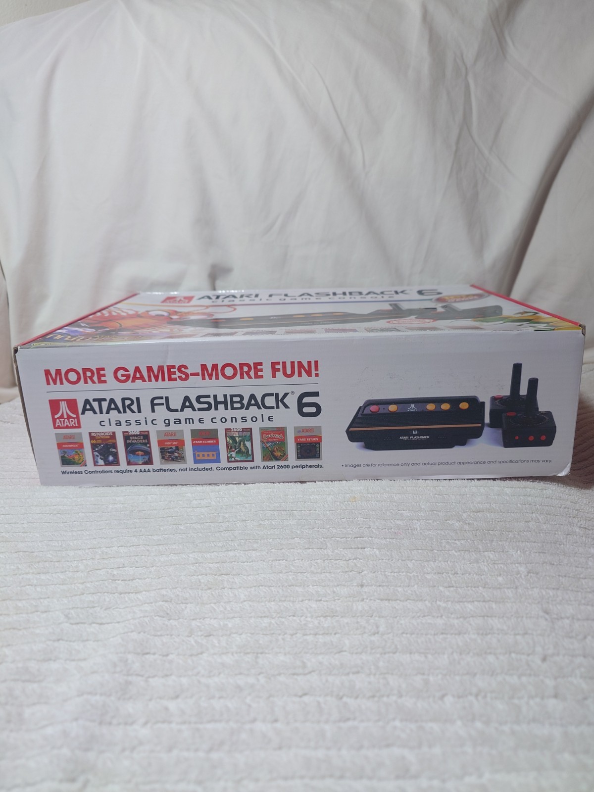 Atari Flashback 6 Classic Game Console 100 Built-In Games with Wireless Controls