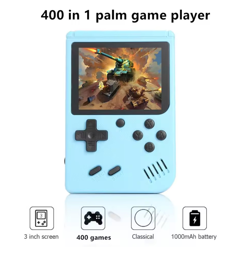400 In 1 MINI Games Handheld Game Players Portable Retro Video Console Boy 8 Bit